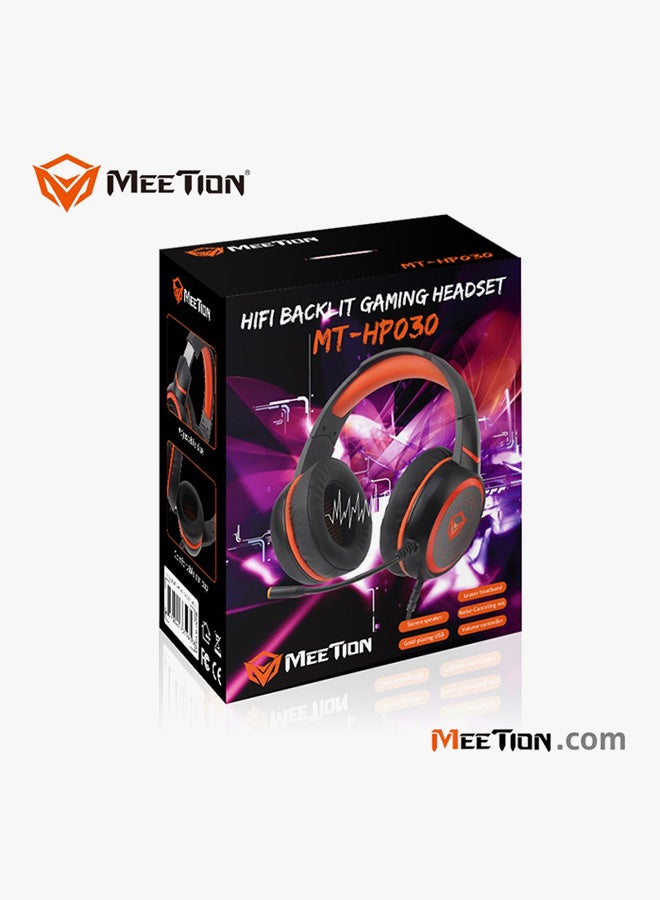 MTHP-030 Over-Ear Gaming Headphones With Mic