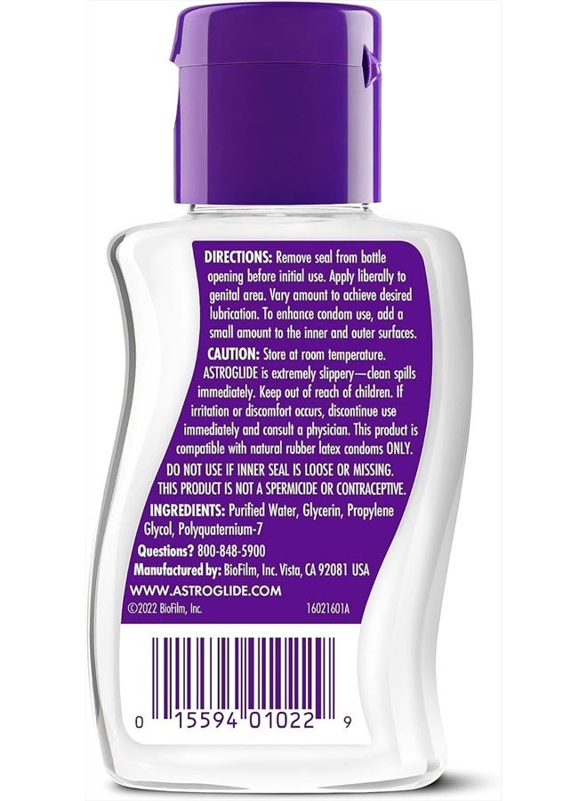 Liquid, Water Based Personal Lubricant, 2.5 oz., (Pack of 3)