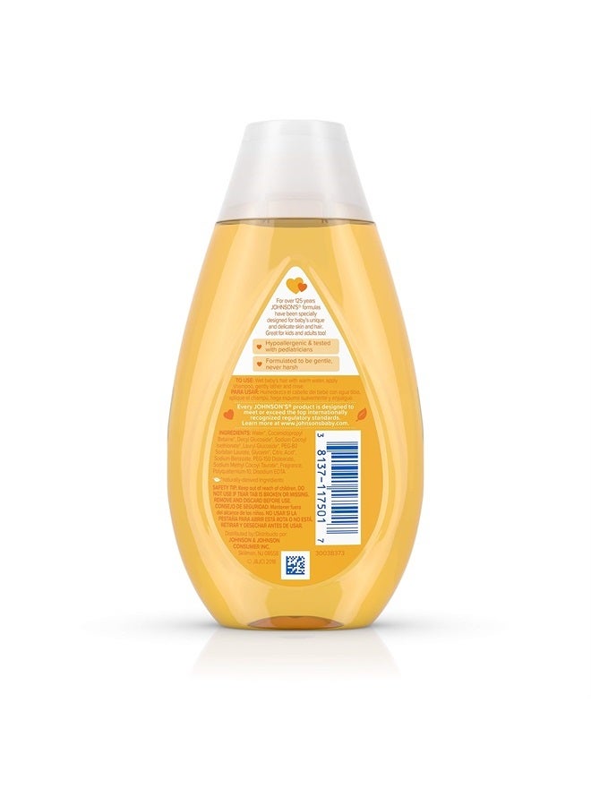 Tear Free Gentle Baby Shampoo, Free of Parabens, Phthalates, Sulfates and Dyes, Yellow, 6.76 Fl Oz