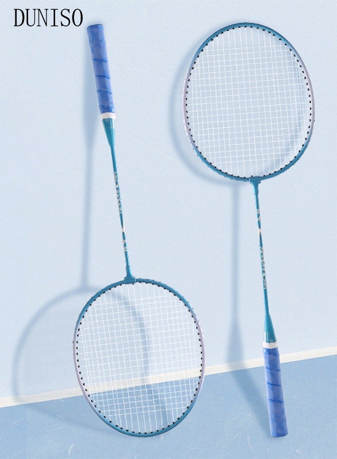 Badminton Rackets Set 2 Player Badminton Rackets Lightweight Badminton Racquet with 3 Shuttlecocks and 1 Carrying Bag,Badminton Backyard Games for Outdoor,Garden,Beach,Family Fun Game