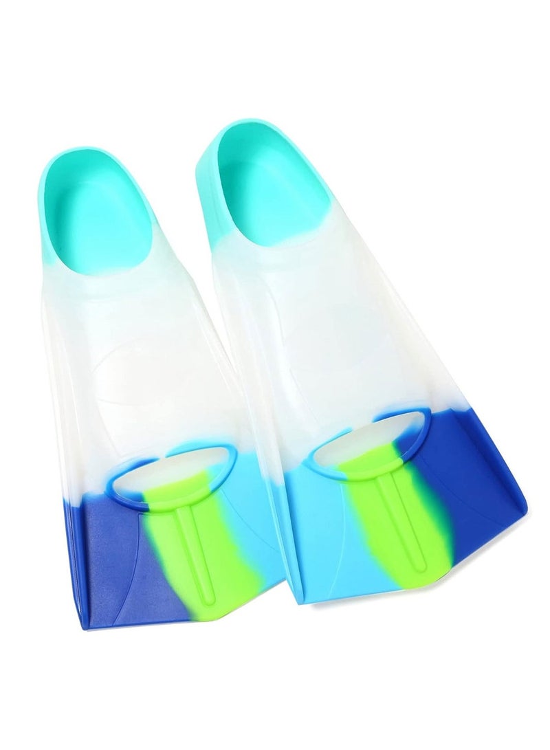 Kids Swim Fins Kids Flippers for Swimming Swim Training Fins for Snorkeling or Lap Swimming