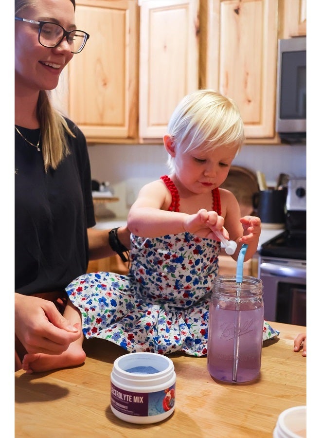 Electrolytes Powder No Sugar - Electrolyte Mix - Hydration Drink - Keto Electrolytes - Fasting Electrolytes - Water Enhancer, No Tablets, Non-GMO, Sports Drink - 90 Servings Blueberry-Pomegranate