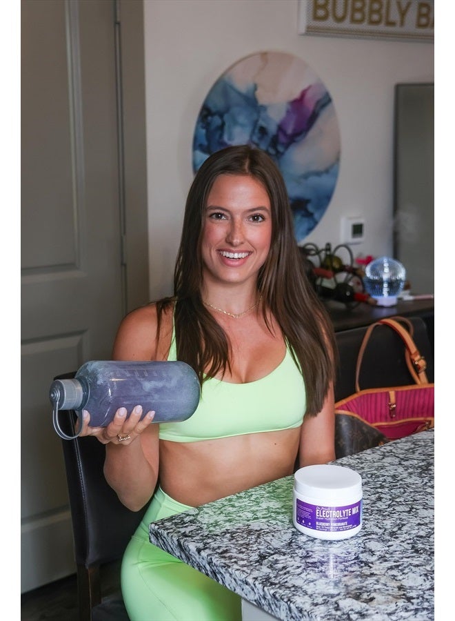 Electrolytes Powder No Sugar - Electrolyte Mix - Hydration Drink - Keto Electrolytes - Fasting Electrolytes - Water Enhancer, No Tablets, Non-GMO, Sports Drink - 90 Servings Blueberry-Pomegranate