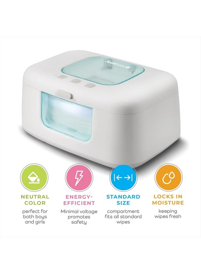 TinyBums Baby Wipe Warmer & Dispenser with LED Changing Light & On/Off Switch - Jool Baby