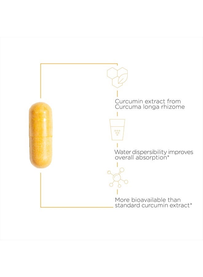 Theracurmin HP - High Absorption Turmeric & Curcumin Supplement - 27x More Bioavailable - Relief of Minor Discomfort Due to Occasional Overuse* - Vegan - 120 Capsules