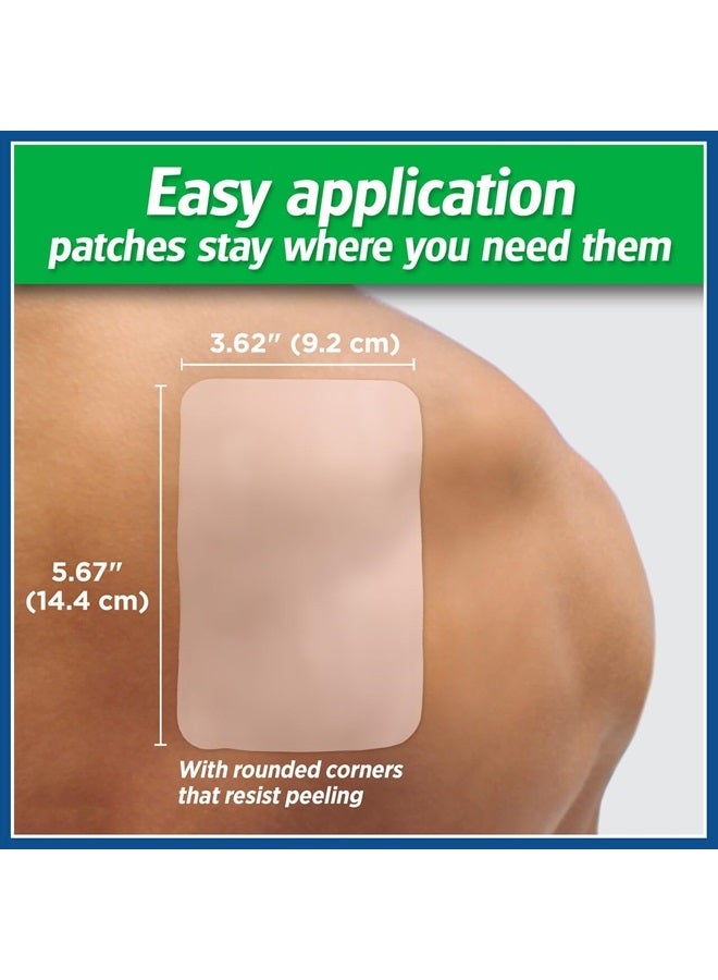 Pain Relieving Patches 6 Piece Large- 14.4 X 9.2 Cm