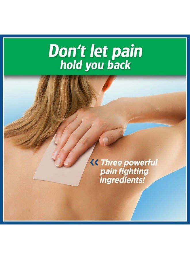 Pain Relieving Patches 6 Piece Large- 14.4 X 9.2 Cm