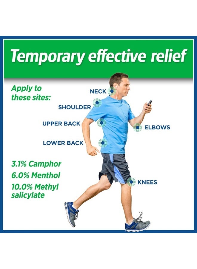 Pain Relieving Patches 6 Piece Large- 14.4 X 9.2 Cm