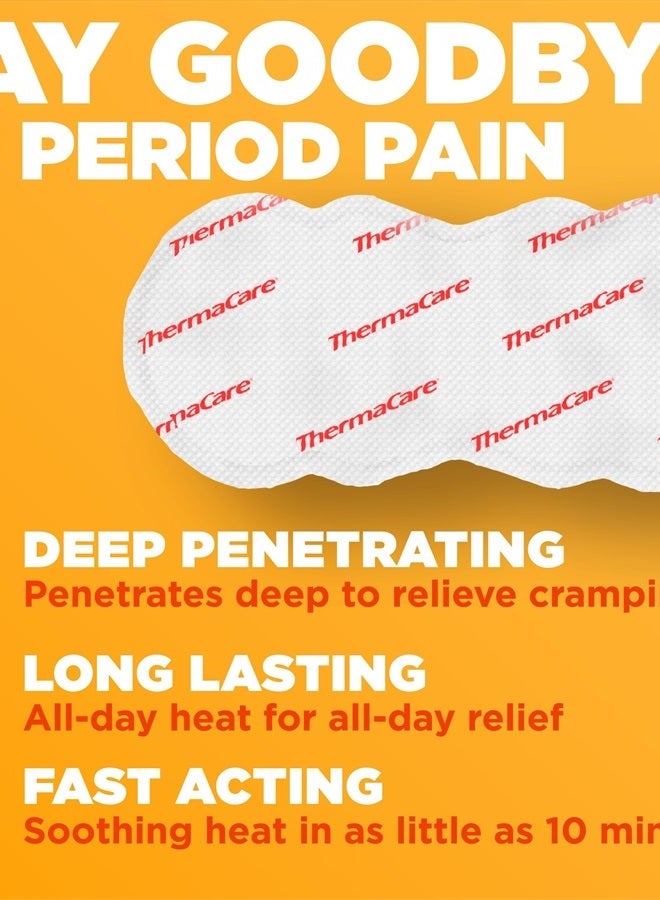 Portable Menstrual Heating Pad, Period Therapy Heat Patches for Cramps (6 Count)