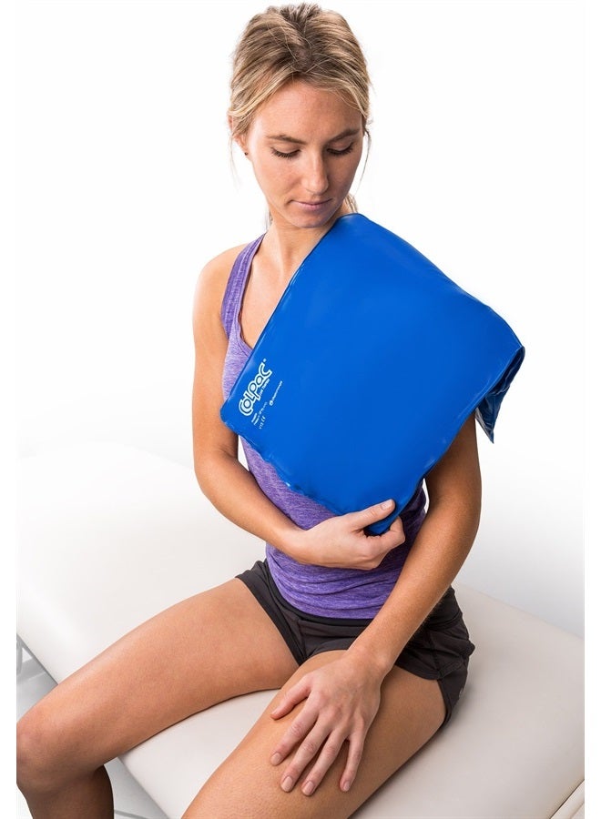 ColPac - Reusable Gel Ice Pack - Oversize Large Ice Pack - 11 in x 21 in (28 cm x 53 cm) - Cold Therapy - Knee, Arm, Elbow, Shoulder, Back - Aches, Swelling, Bruises, Sprains, Inflammation