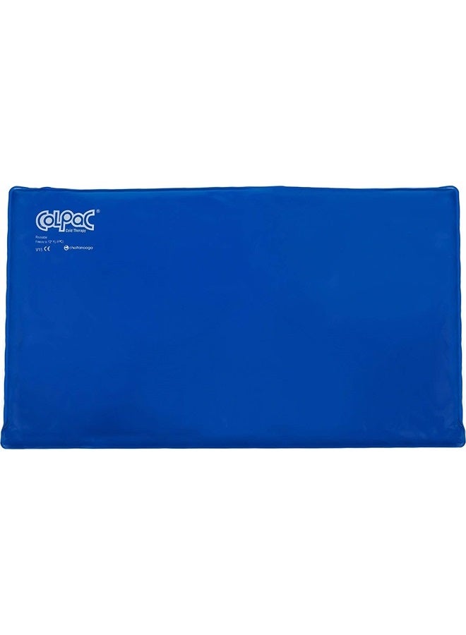 ColPac - Reusable Gel Ice Pack - Oversize Large Ice Pack - 11 in x 21 in (28 cm x 53 cm) - Cold Therapy - Knee, Arm, Elbow, Shoulder, Back - Aches, Swelling, Bruises, Sprains, Inflammation