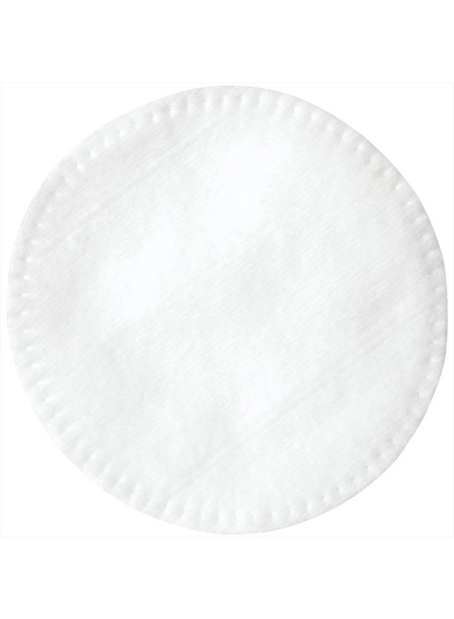 Pure & Natural Stitched Cotton Rounds for Face, 100% Pure Cotton Makeup Remover Pads, Hypoallergenic, Lint-Free, Vegan & Cruelty-Free, Pack of 4-100 Cotton Pads