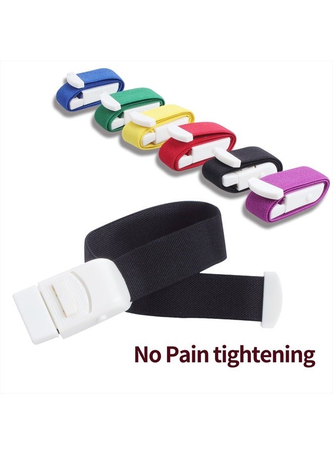 Ewinever 6-Pack Tourniquet Elastic First Aid Quick Release Medical Sport Emergency Buckle Band