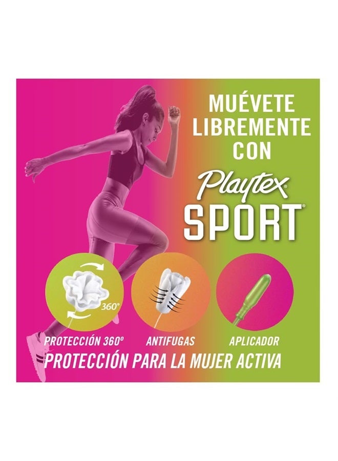 Playtex Sport Tampons, Super Absorbency, Fragrance-Free - 18ct