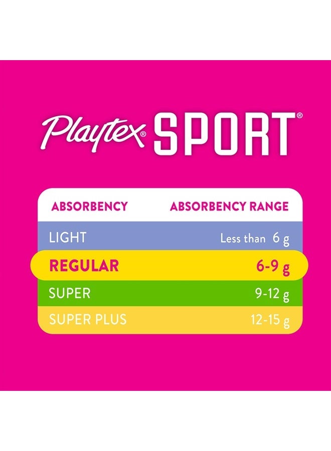 Playtex Sport Tampons, Super Plus Absorbency, Fragrance-Free - 36ct