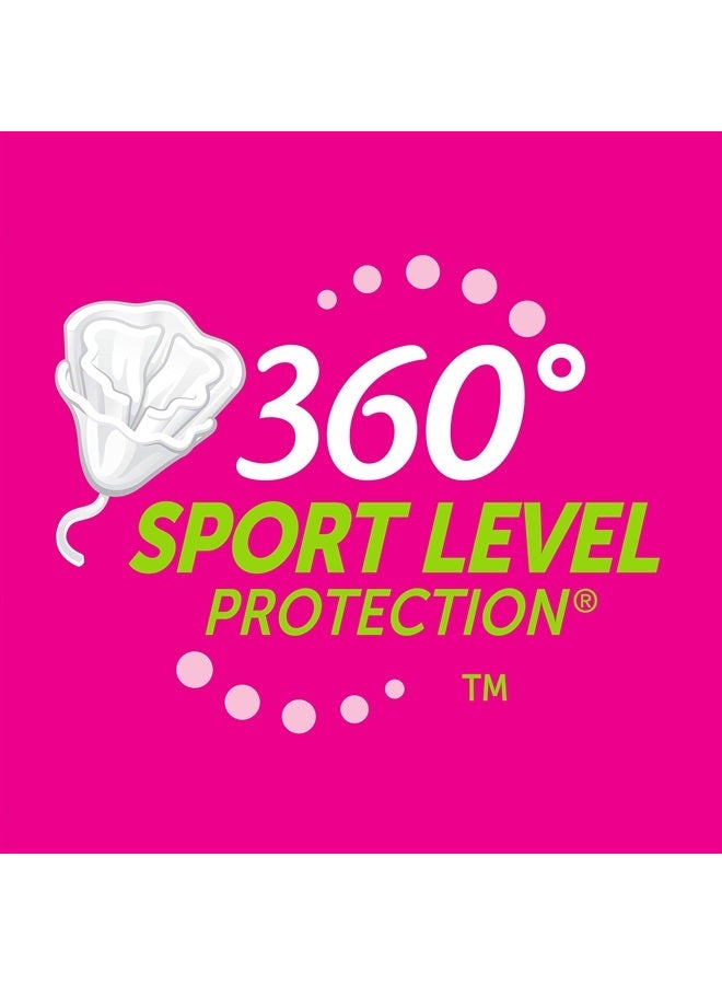 Playtex Sport Tampons, Super Plus Absorbency, Fragrance-Free - 36ct