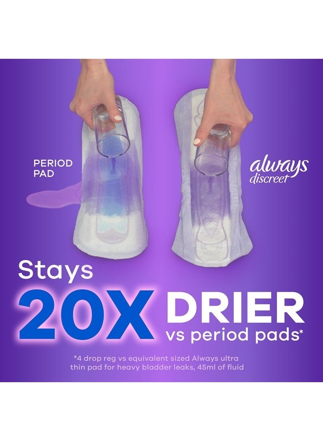 Adult Incontinence & Postpartum Pads for Women, Size 3, Light Absorbency, Regular Length, 30 Count x 3 Packs (90 Count total) (Packaging May Vary)