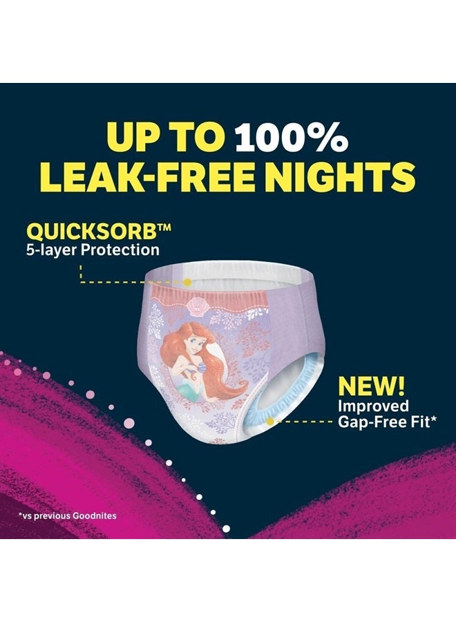 Goodnites Girls' Nighttime Bedwetting Underwear, Size Extra Small (28-43 lbs), 44 Ct (2 Packs of 22), Packaging May Vary