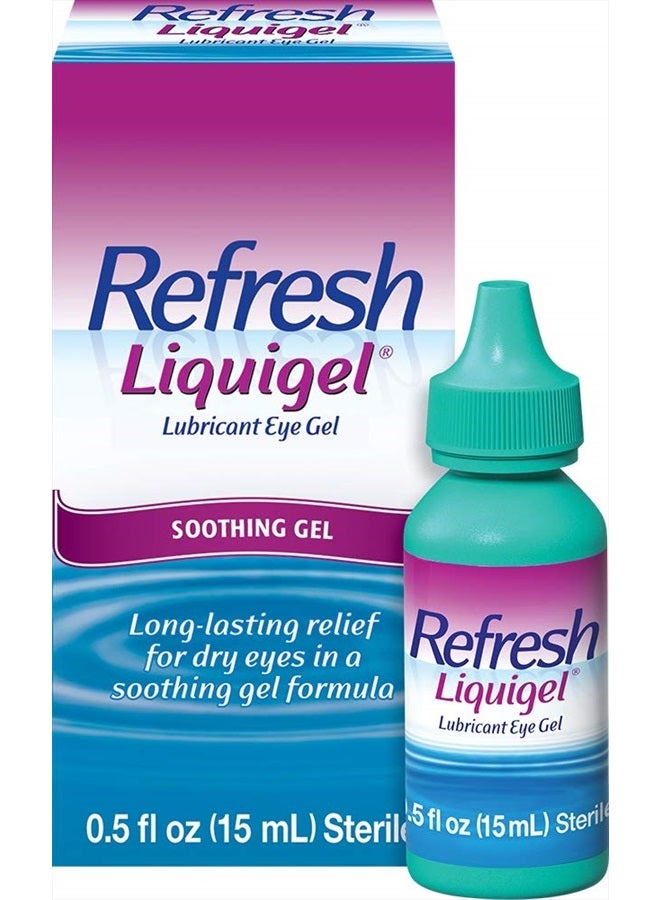 Liquigel Lubricant Eye Gel Drops, 0.5 Fl Oz Sterile