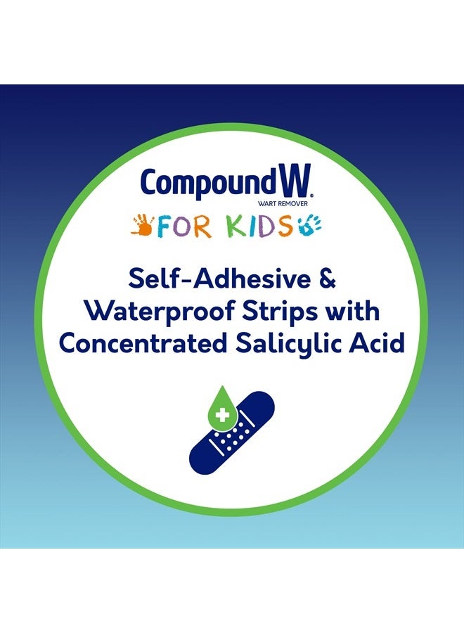 One Step Wart Remover Strips for Kids, 10 Medicated Strips