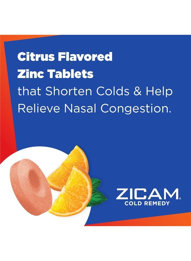 Cold Remedy Zinc Rapidmelts, Citrus Flavor, 25 Count (Pack of 2)