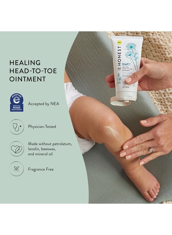 Head to Toe Multi-Purpose Healing Ointment | Gentle for Baby | Hypoallergenic, Vegan, Allantoin-Powered | 5 oz