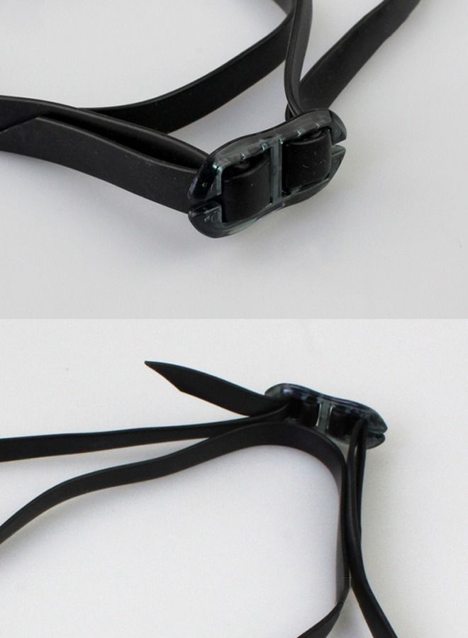 Swimming Goggles Adult Racing Wide Vision Leak-proof UV Protection Waterproof  Anti-fog for Men  Woman in Races - Black