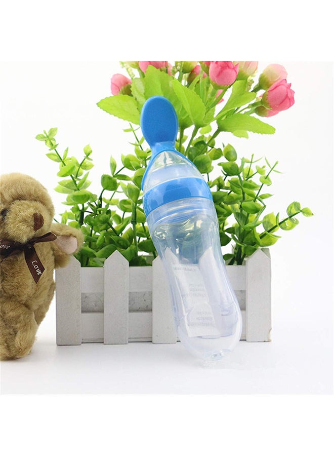 Silicone Squeeze Bottle Spoon For Baby Feeding