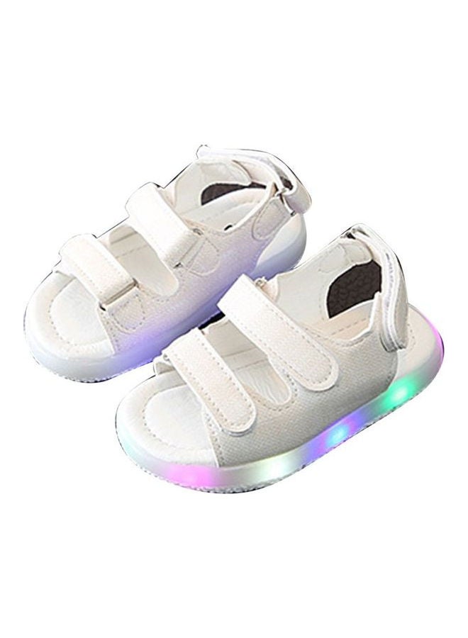 Led Lighting Sole Sports Sandal White