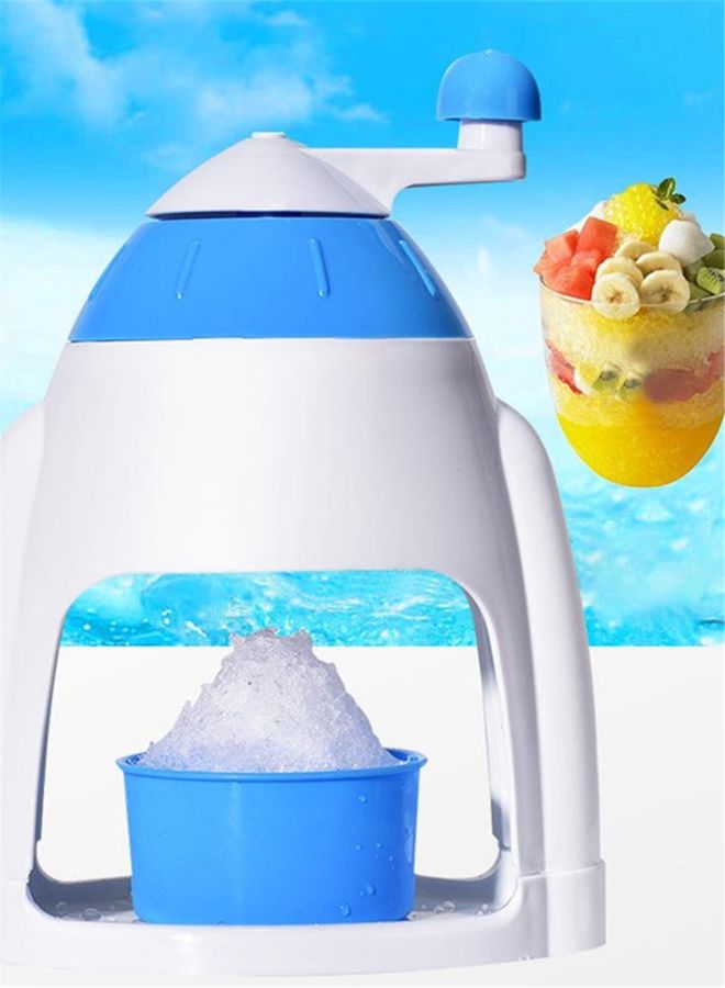 Manual Ice Crusher Machine Blue