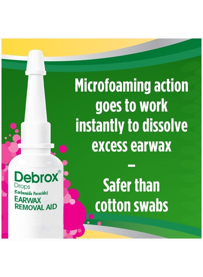 Ear Wax Removal Drops, Gentle Microfoam Ear Wax Remover, 0.5 Fl Oz