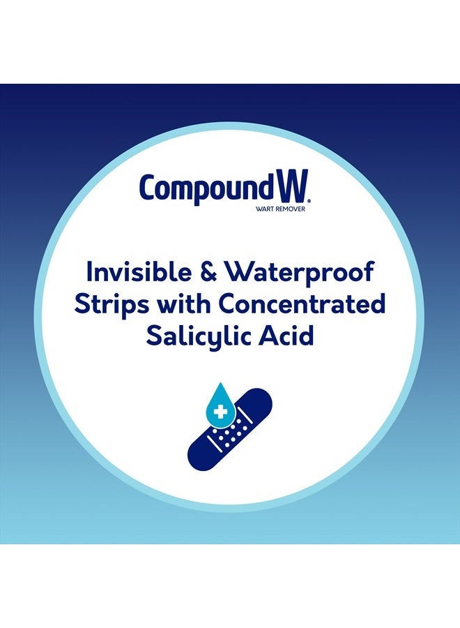 Maximum Strength One Step Invisible Wart Remover Strips, 14 CT, 2 Pack