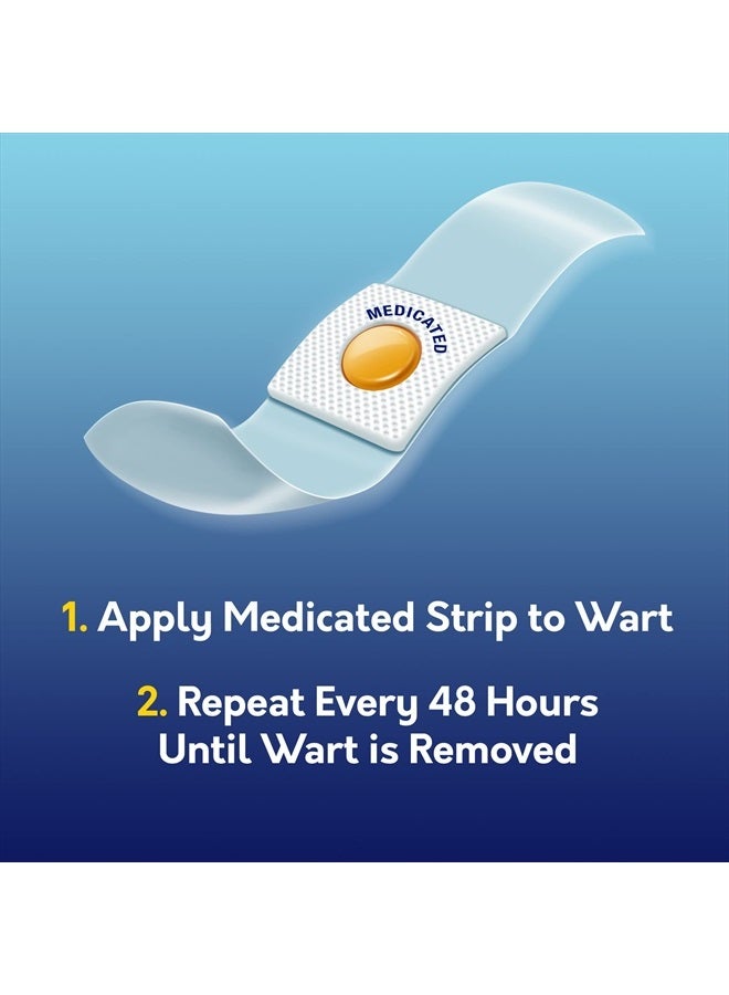 Maximum Strength One Step Invisible Wart Remover Strips, 14 CT, 2 Pack