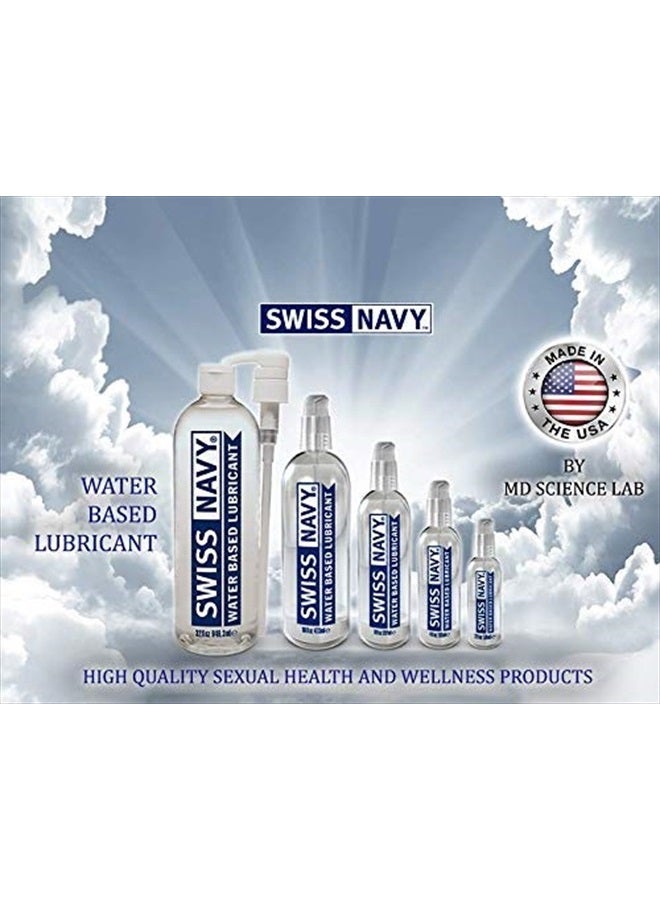 Swiss Navy Premium Water Based Lubricant, 32 oz, MD Science Lab