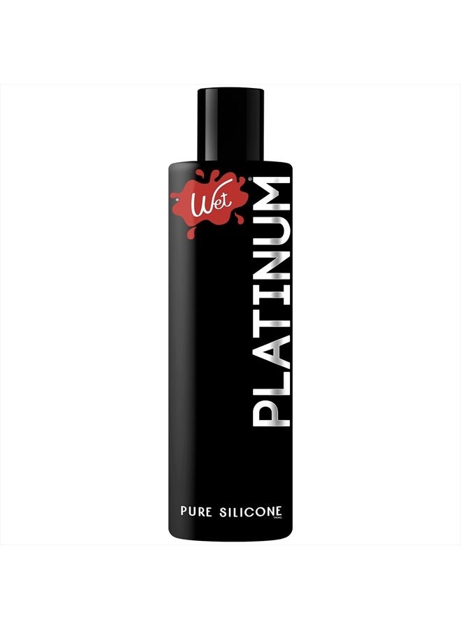 Platinum Silicone-Based Lube for Men, Women & Couples, 3 Fl Oz - Ultra Long-Lasting & Water-Resistant Premium Personal Lubricant - Safe to Use with Latex Condoms - Non-Sticky & Hypoallergenic