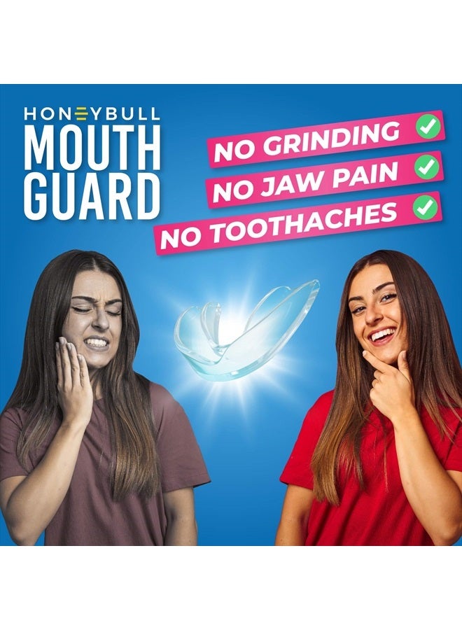 Mouth Guard for Grinding Teeth [6 Pack - Thin] 1 Size for Light Grinding | Comfortable Custom Mouth Guard for Clenching Teeth at Night, Bruxism, Whitening Tray & Guard