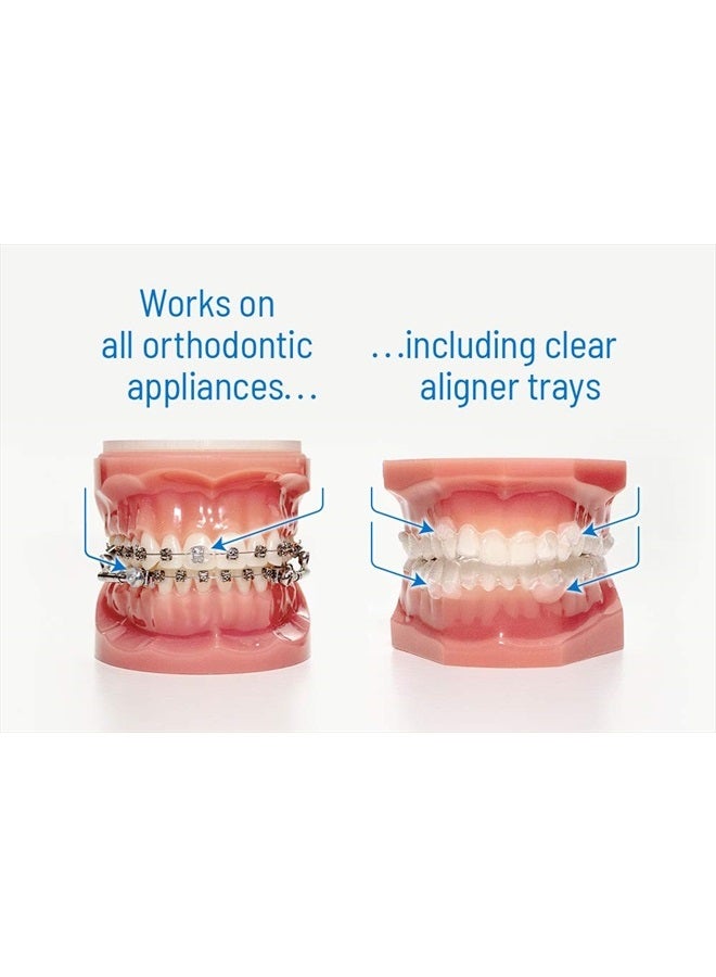 OrthoDots CLEAR – Moisture Activated Braces Wax Alternative for Pain Caused by Braces, Clear Aligner Trays, and Other Orthodontic Appliances. OrthoDots Stick Better and Stay on Longer than Dental Wax.