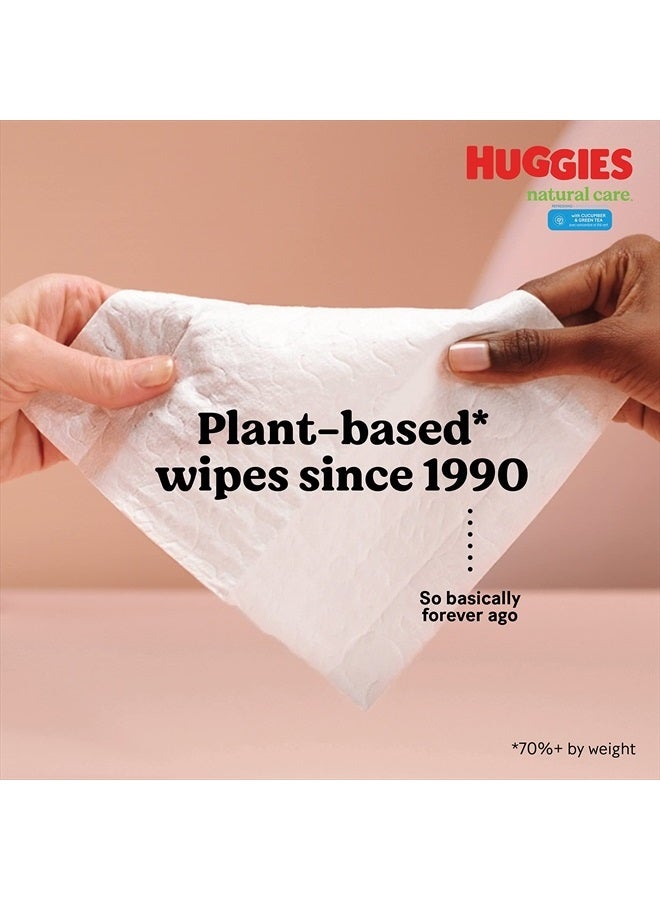 Huggies Natural Care Refreshing Baby Wipes, Hypoallergenic, Scented, 56 Count(Pack of 3)