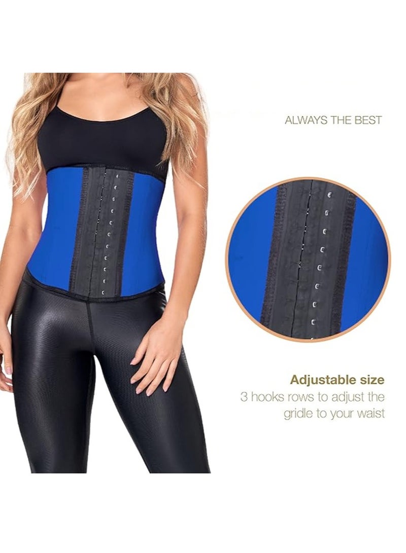 Corset Waist Trainer for Women - Colombian Waist Cincher - 3 Hook Latex Body Shaper