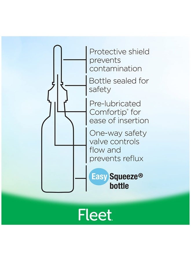 Laxative Saline Enema, 7.8 Fl Oz (Pack of 6)