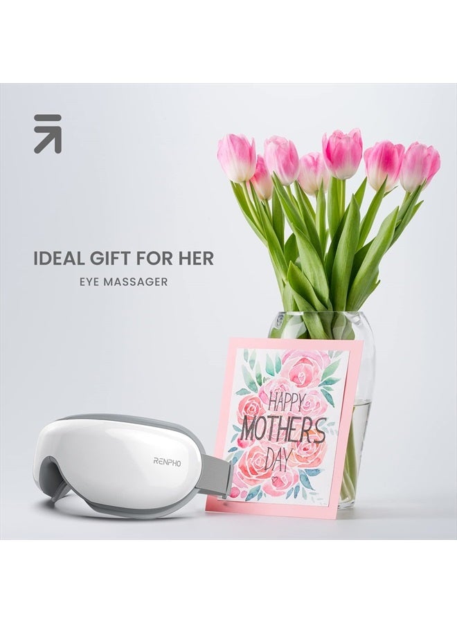 Eyeris 1 Mothers Day Gifts, Eye Massager with Heat, Gifts for Mom/Dad, Heated Eye Mask with Bluetooth Music, Face Massager, Eye Care Device, Smart Eye Mask for Relax Eye, Reduce Eye Strain