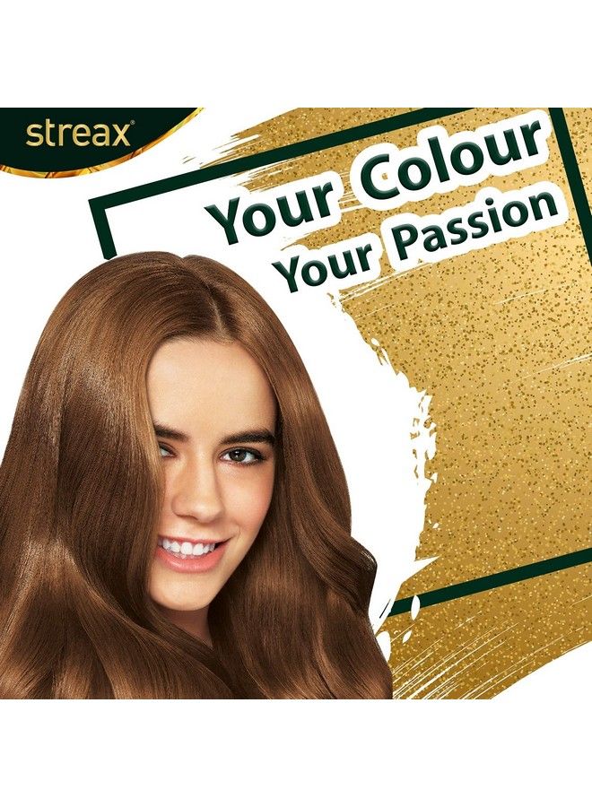 Cream Hair Color For Unisex 120Ml 7.3 Golden Blonde (Pack Of 4)