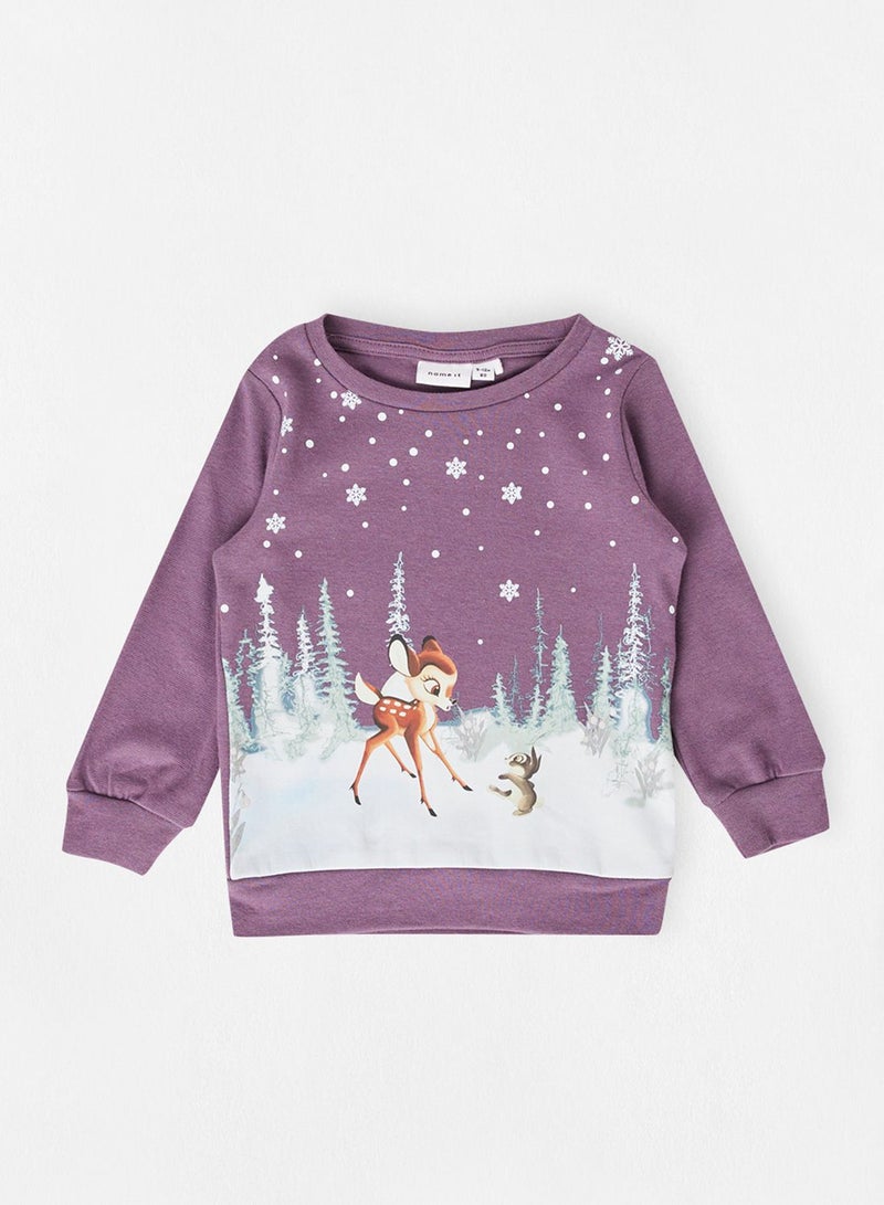 Kids Bambi Long Sleeve Sweatshirt