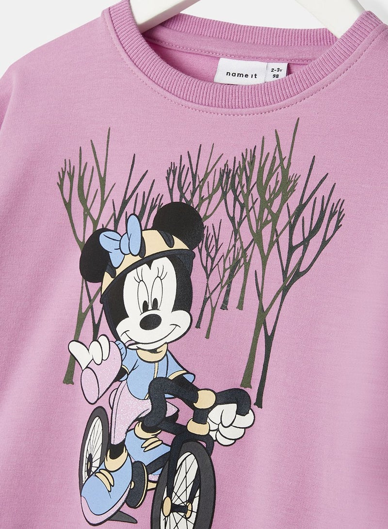 Kids Minnie Long Sleeve Sweatshirt