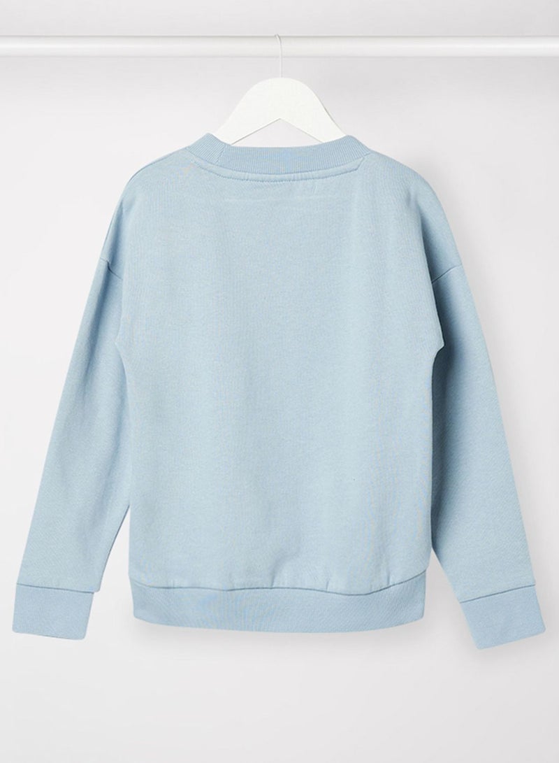 Kids Organic Sequin Sweatshirt