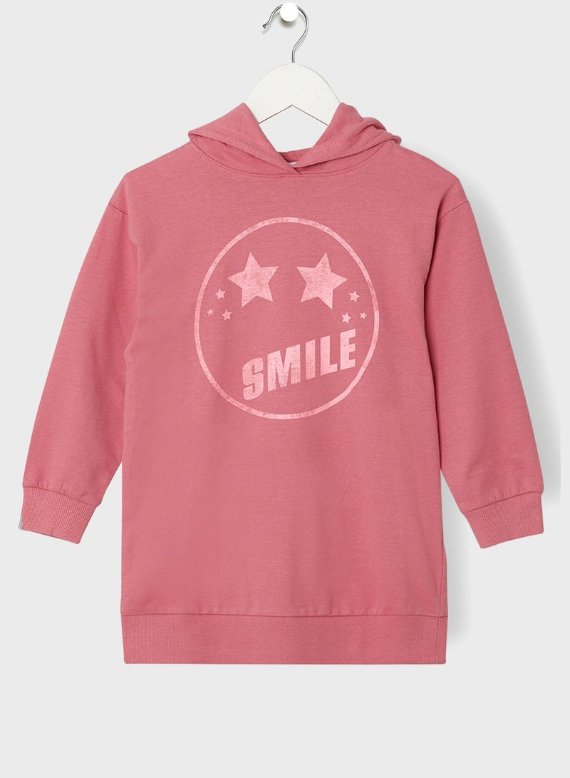 Kids Printed Hoodie