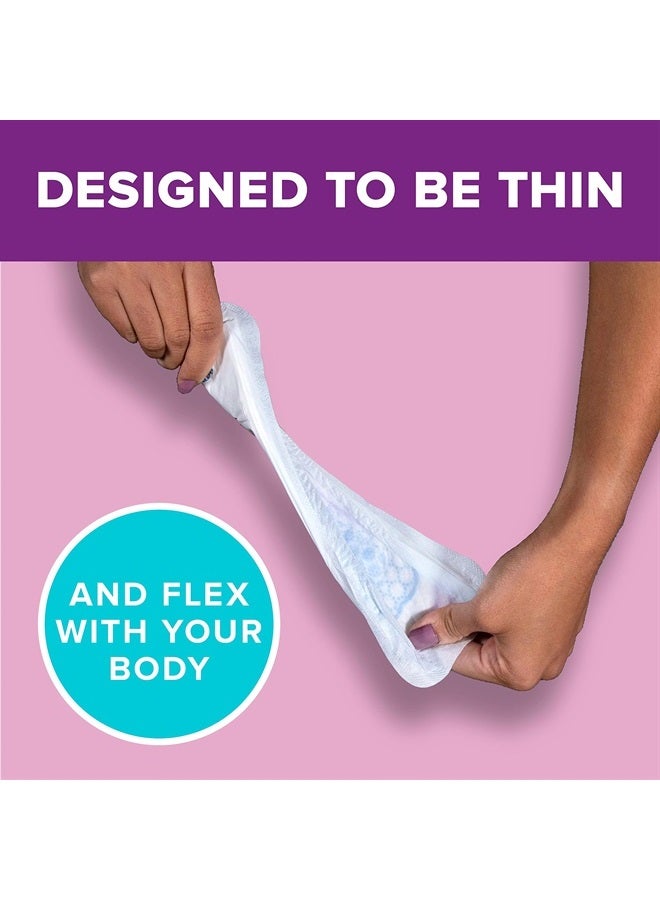 Ultra Thin Incontinence Pads & Postpartum Incontinence Pads, 3 Drop Light Absorbency, Regular Length, 144 Count (3 Packs of 48), Packaging May Vary