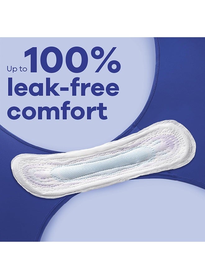 Ultra Thin, Feminine Pads For Women, Size 2 Long Super Absorbency, Without Wings, Unscented, 40 Count x 3 (120 Count Total)