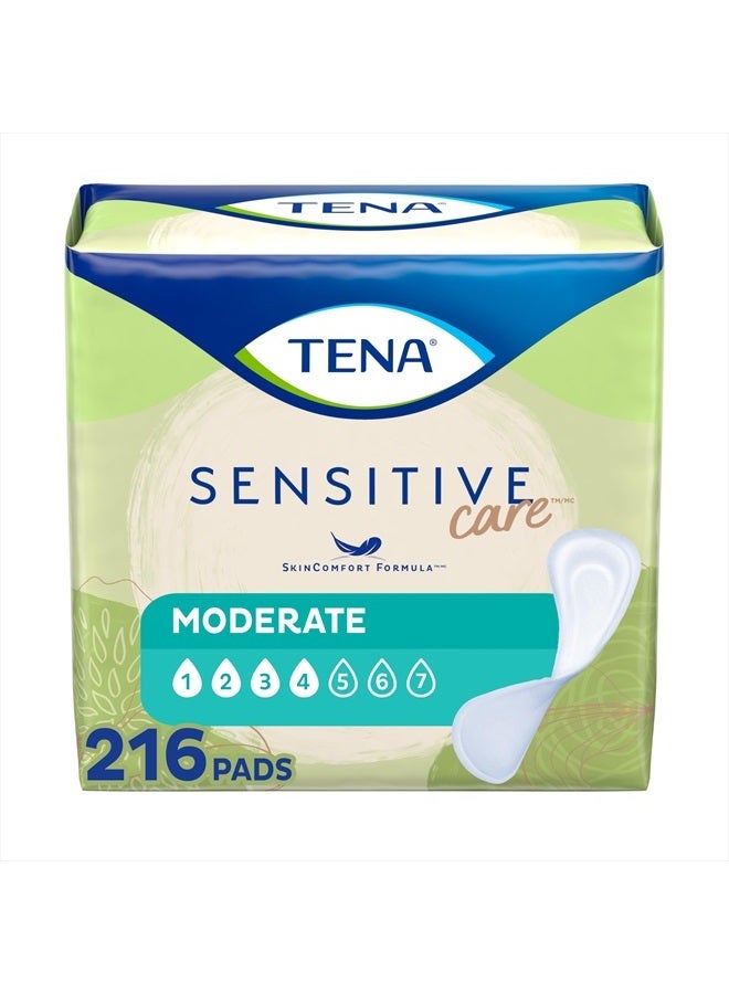 Incontinence Pads, Bladder Control & Postpartum for Women, Moderate Absorbency, Long, Intimates - 216 Count