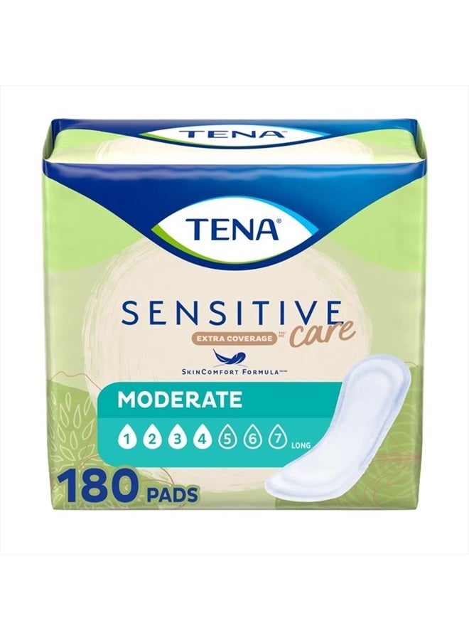 Incontinence Pads, Bladder Control & Postpartum for Women, Moderate Absorbency, Long, Intimates - 180 Count